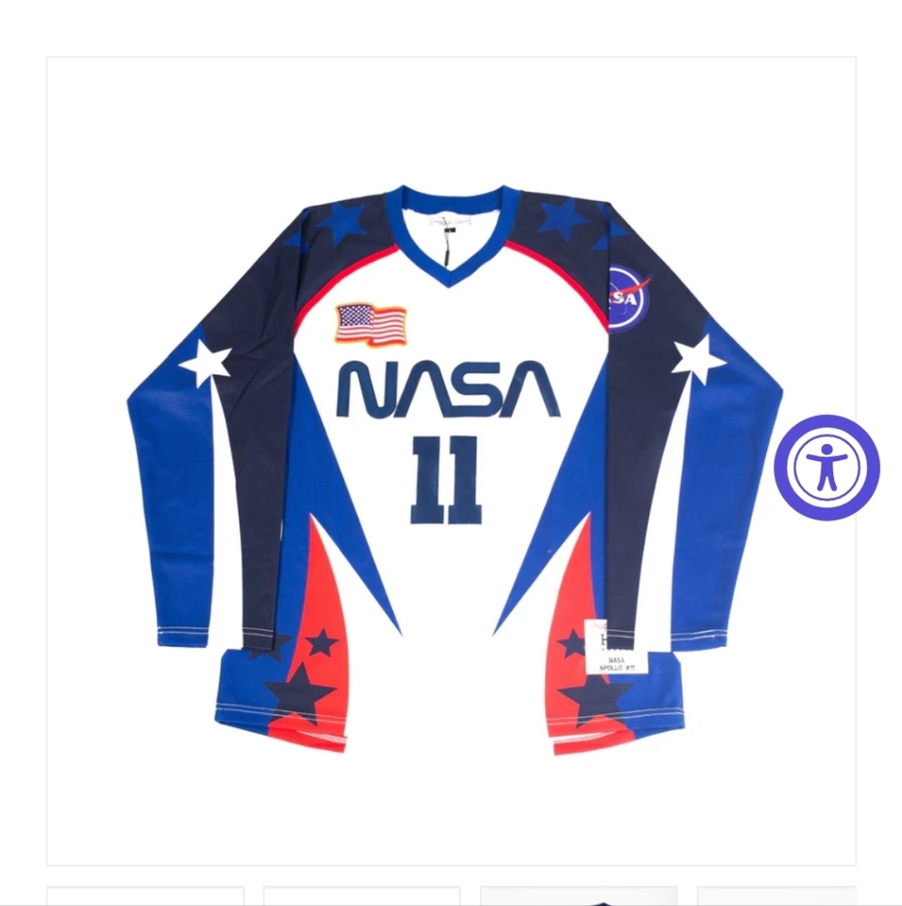 NASA Themed Long Sleeve Jersey - Picture 6 of 6